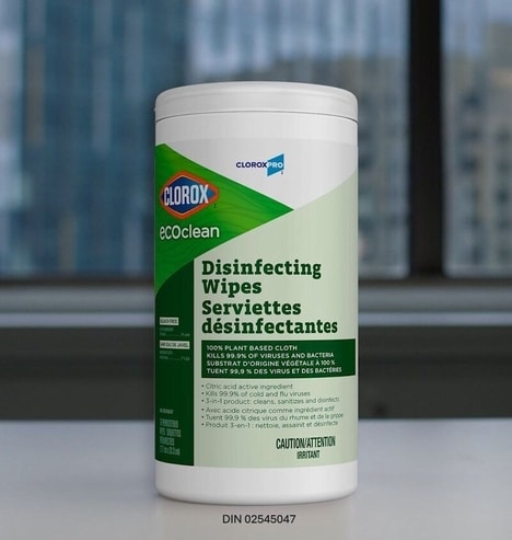 Plant-Based Disinfectant Wipes