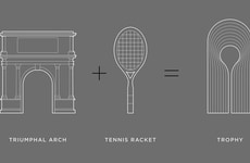 Tennis-Honoring Intricate Trophies