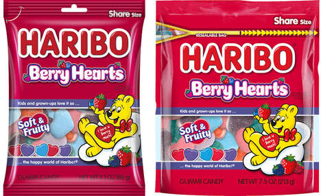 Fruity Foam-Like Candy Hearts