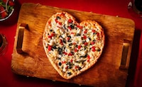 Heart-Shaped Frozen Pizzas