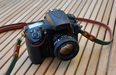 Ultra-Stylish Leather Camera Straps