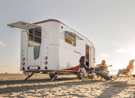 Transforming Beach-Ready Camping Trailers
