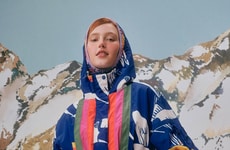 Colorfully Patterned Bold Skiwear