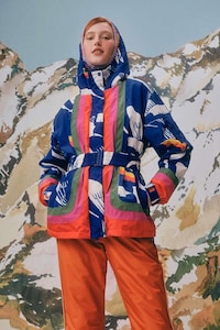 Colorfully Patterned Bold Skiwear Image 1
