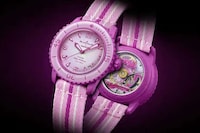 Dynamic Pink Oceanic Timepieces Image 1