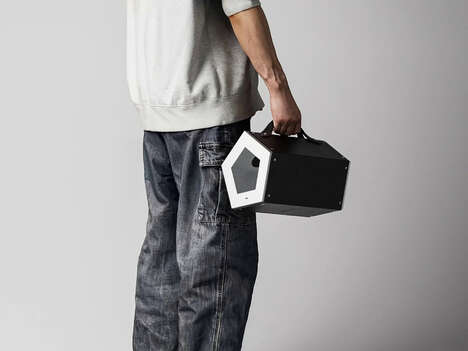 Rolling Pentagonal Speaker Systems