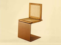 One-Legged Structural Wooden Chairs Image 1