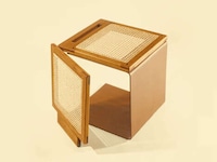 One-Legged Structural Wooden Chairs Image 2
