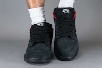 Stealthy Collaborative Skate Footwear Image 2