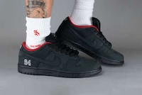Stealthy Collaborative Skate Footwear Image 3