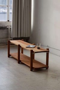 Cherry Wood Console Tables Image 3