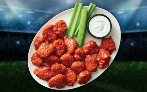 Football-Themed Chicken Wing Promotions