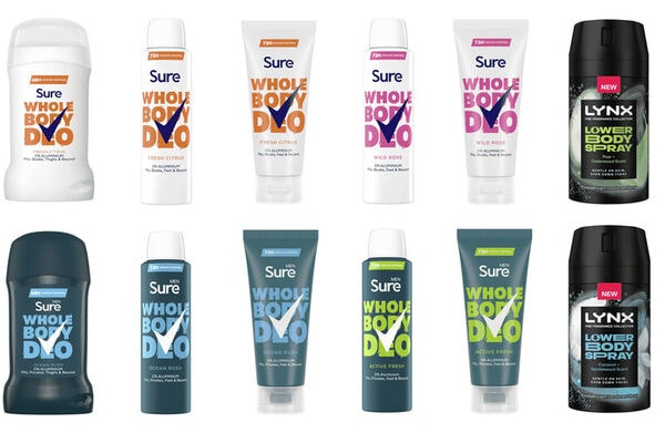 Odor-Adaptive Whole Body Deodorants