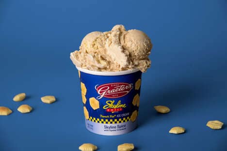 Collaboration Cracker-Infused Ice Creams