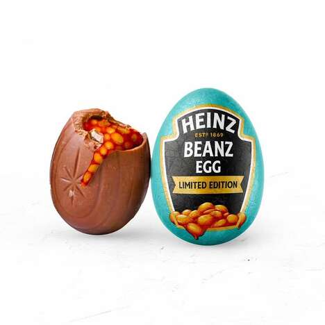 Bean-Filled Chocolate Eggs