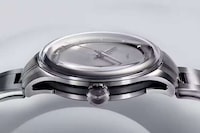 Sleek Titanium Finished Timepiece Image 3