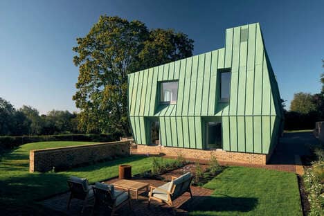 Origami-Style Shelled Residences
