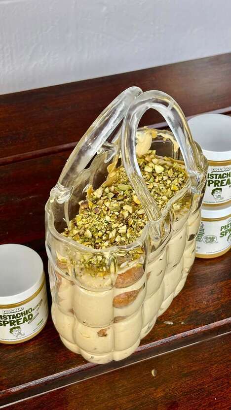 Dessert-Filled Glass Purses