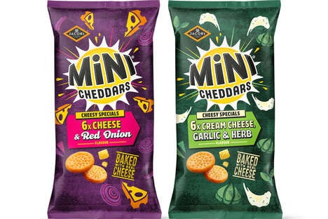 Herbaceous Mini Cheese Crackers