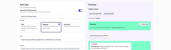 Chatroom Content Automation