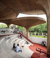 Bamboo Parasol Community Canopies Image 2