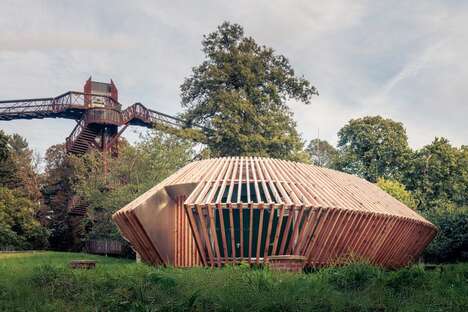 Larch Slatted Pump Houses