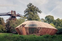 Larch Slatted Pump Houses Image 1