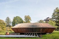 Larch Slatted Pump Houses Image 2
