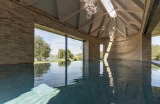 Skylight-Topped English Pool Houses