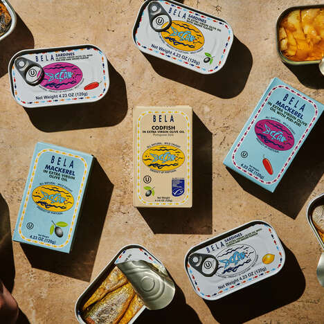 Retro Tinned Fish Packs