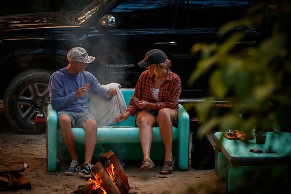 Inflatable Campsite Couch Designs