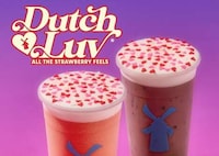 Valentine's Themed Cafe Beverages