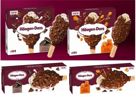 Logo-Shaped Ice Cream Bars