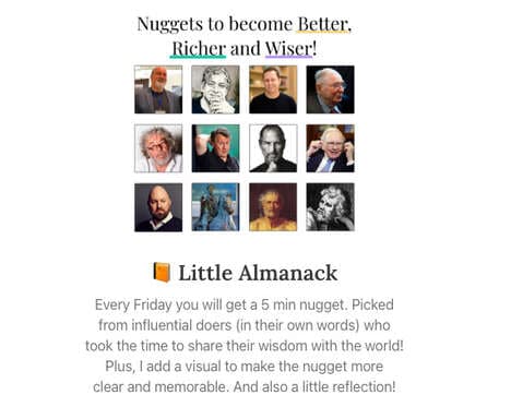 Weekly Wisdom Newsletters
