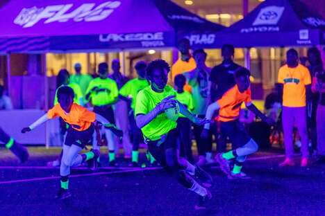 Glow-in-the-Dark Football Events