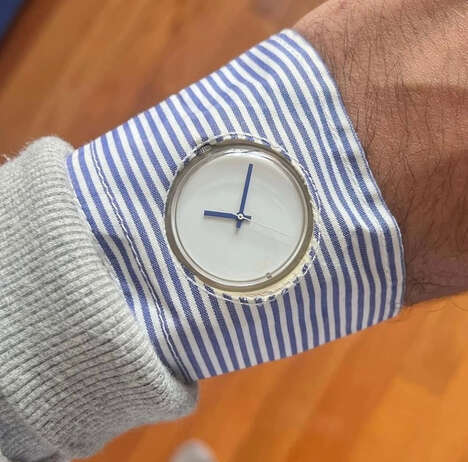 Shirt Cuff-Integrated Timepieces
