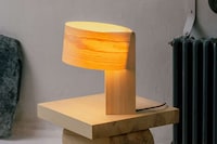 Raw Minimalist Pine Lamps