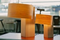 Raw Minimalist Pine Lamps Image 3