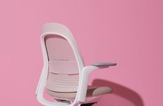 Research-Backed Swooped Work Chairs