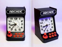Nostalgic 3D-Printed Arcade Clocks Image 2
