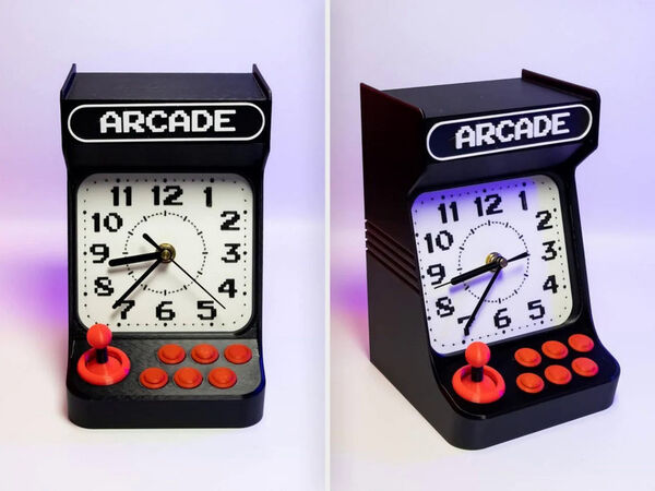Nostalgic 3D-Printed Arcade Clocks Image 2