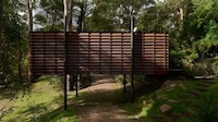 Slatted Steel Treehouse Surroundings