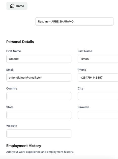 AI Job Applications