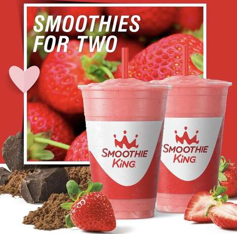 Romantic Winter Smoothie Promotions