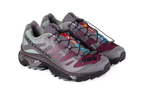 Ombre-Detailed Tonal Tech Sneakers