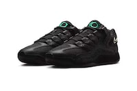 Stealthy Tonal Basketball Sneakers Image 4