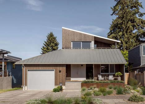 Wooden Clad Jagged Residences