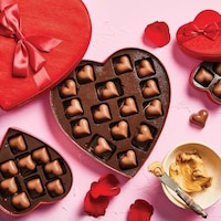 Heart-Shaped Valentine&rsquo;s Day Chocolates