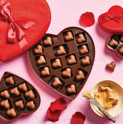 Heart-Shaped Valentine&rsquo;s Day Chocolates