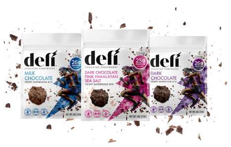 Bite-Sized Protein-Packed Chocolates